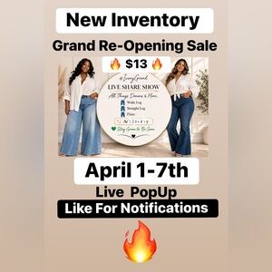 🔥 $13 🔥 Re-Opening Sale  🔥 $13 🔥